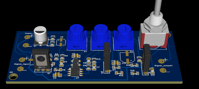 Distortion pedal schematic
