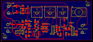 Distortion pedal prototype